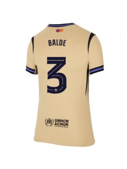 Billige Barcelona Alejandro Balde #3 Bortedrakt Dame 2025-26 Kortermet